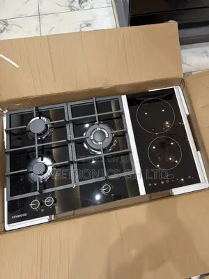 Get Massive Black 90cm 2 Electric 3 Gas Tempered Kenwood Cooker