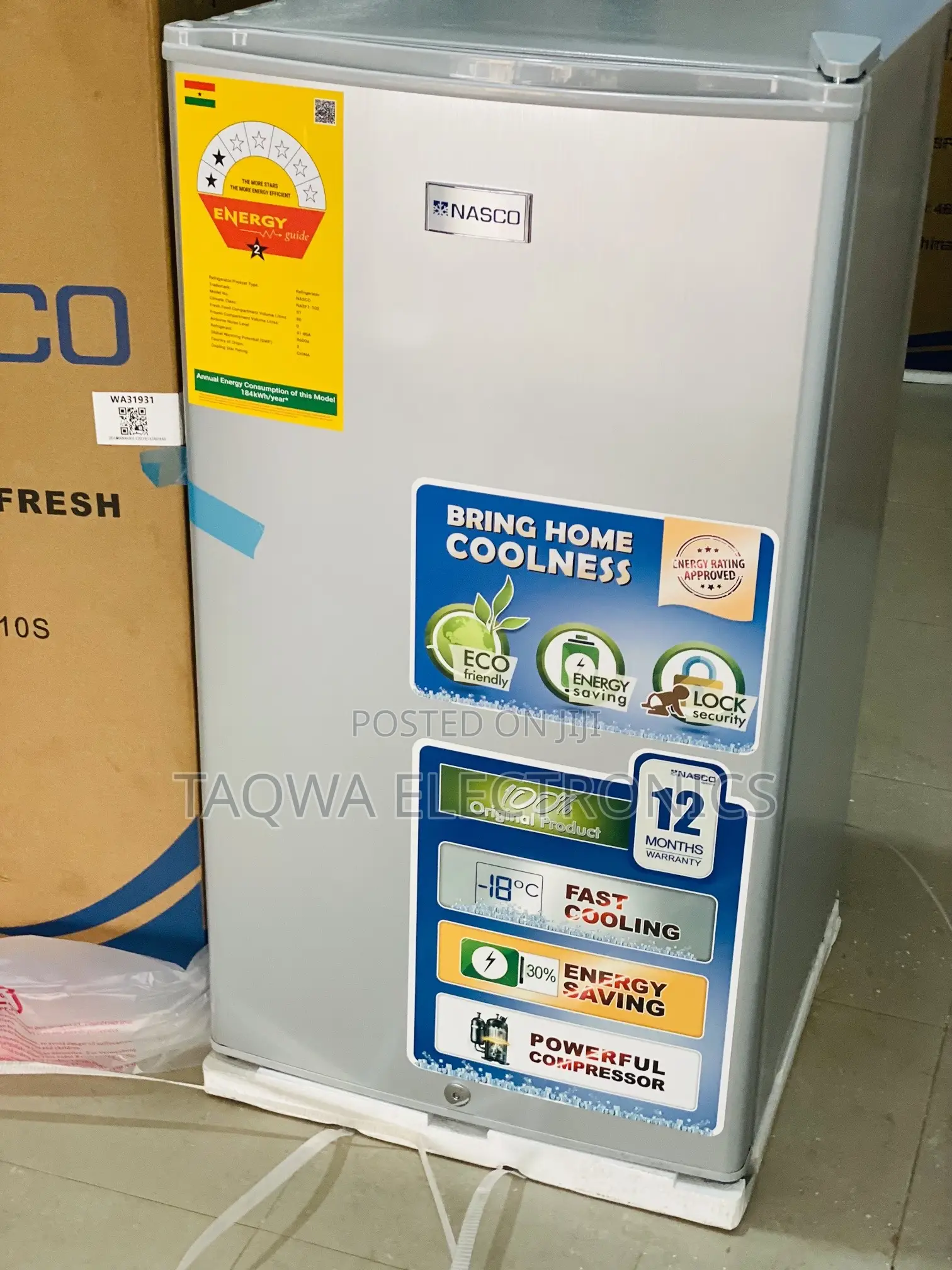 One Door 80l Nasco Table Top Fridge