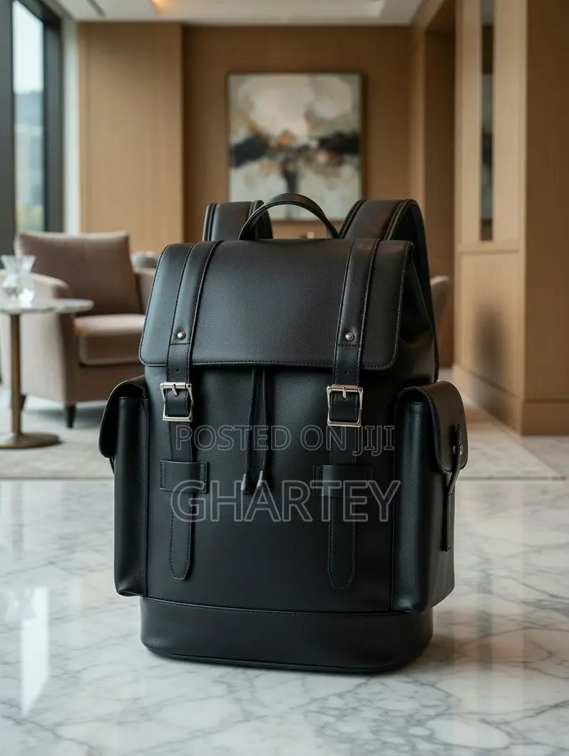 Fresh All Black Unique Designed Quality Bagpack