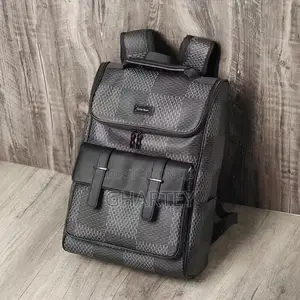 Casual Leather and Canvas Bagpack