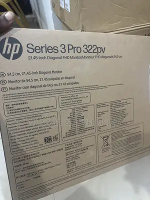 Hp Monitor 21.5 Inches (22")