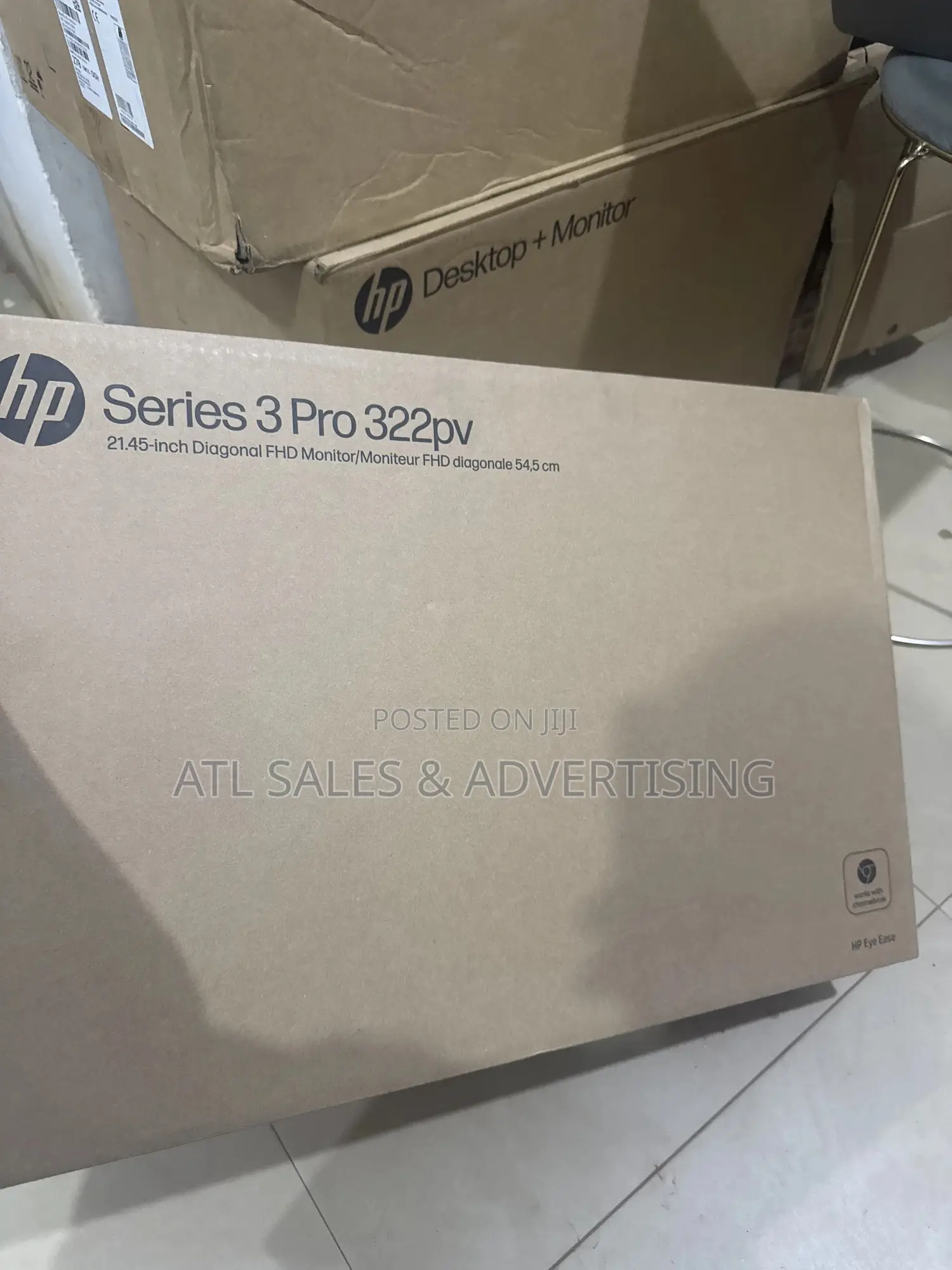 Hp Monitor 21.5 Inches (22")