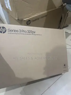 Hp Monitor 21.5 Inches (22")