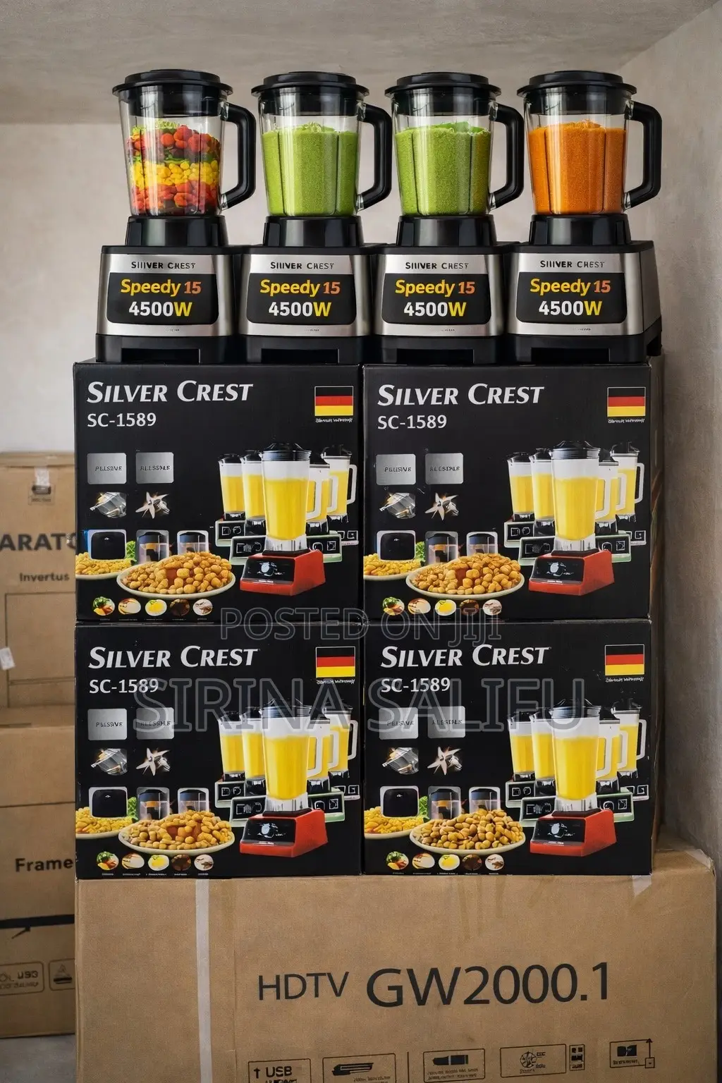 Original Silver Crest 4500w Commercial Blender-Very Powerful–Wholesale