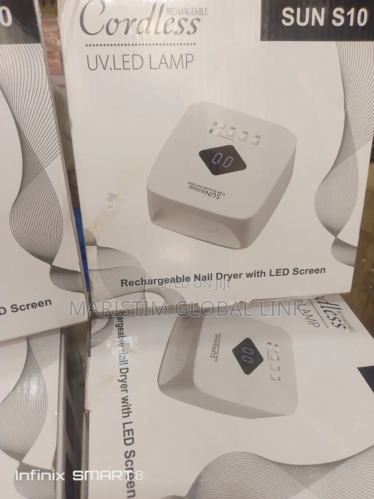 Rechargeable Cordless Uv.Led Lamp Dryer (Gel Nail Dryer)