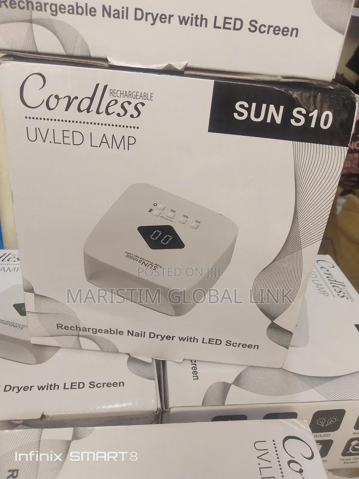 Rechargeable Cordless Uv.Led Lamp Dryer (Gel Nail Dryer)