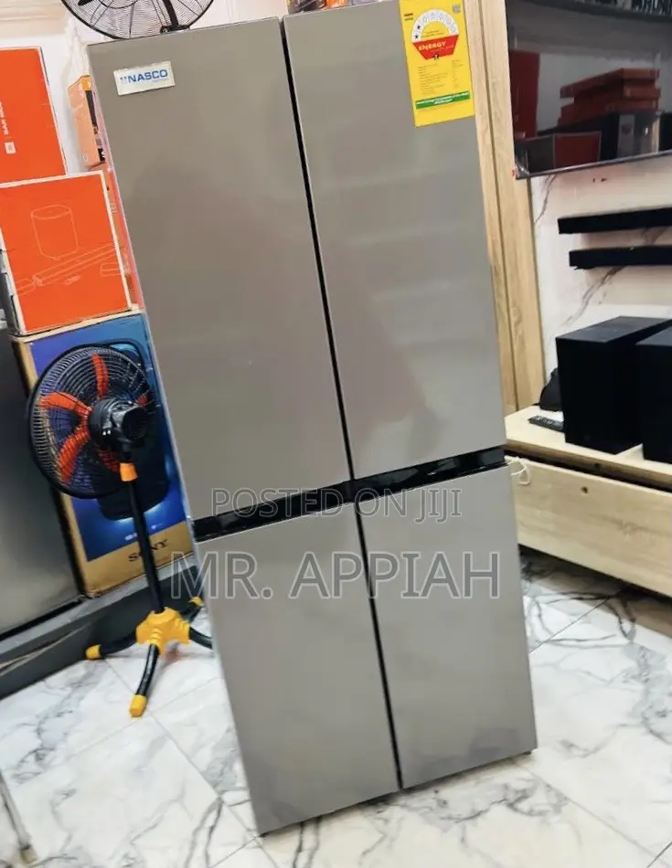 Choose Nasco Nasf2-400 4 Door Electric Refrigerator(Gray) 