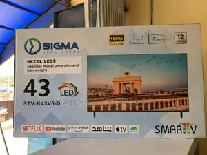 Sigma 43 and 32 Inches Smart Tv 1080p Full Hd Frameless