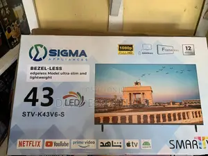 Sigma 43 and 32 Smart Led Tv With Netflix and Youtube