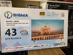 Brand New Sigma 43 and 32 Inch Full Hd Smart Television