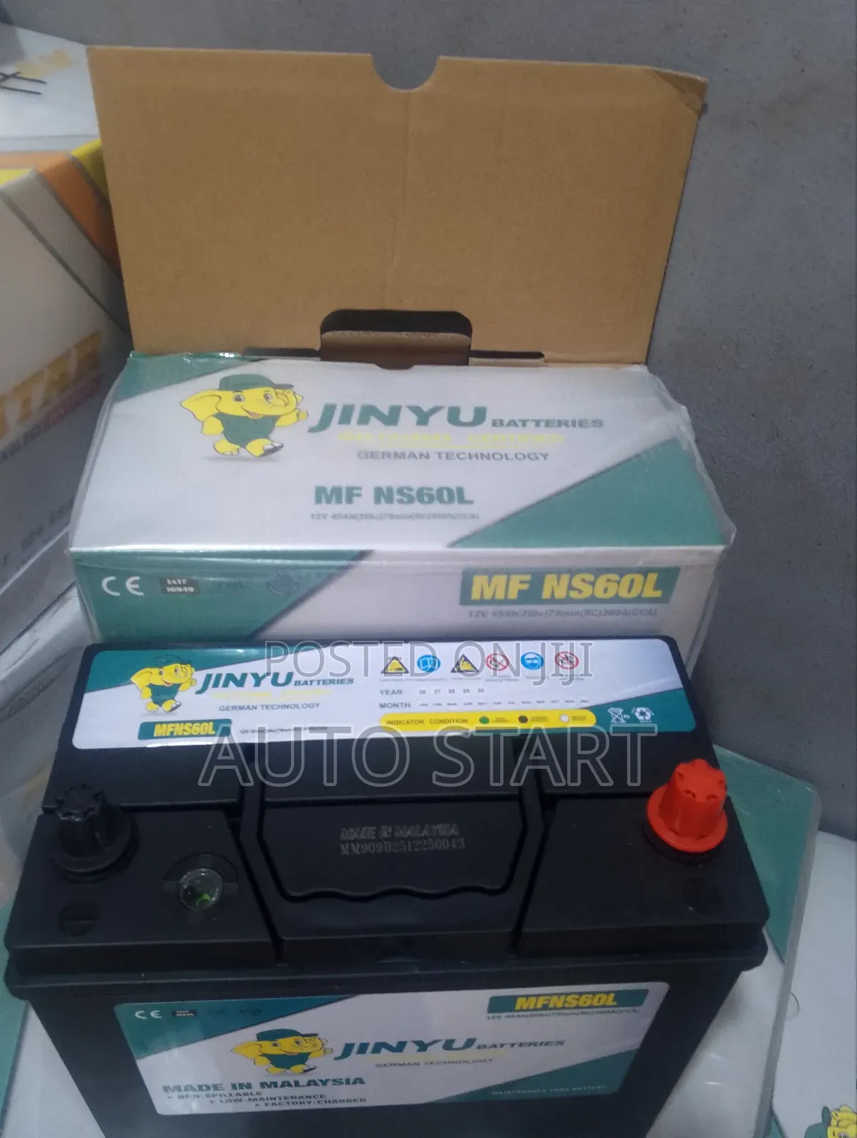Car Battery 45ah/11 Plate Small Polls +Free Delivery Within Accra