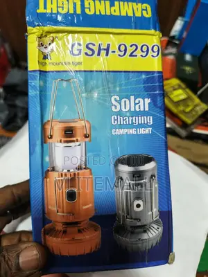 High Mountain Tiger Solar Charging Camping Lantern, Model GSH-9299.