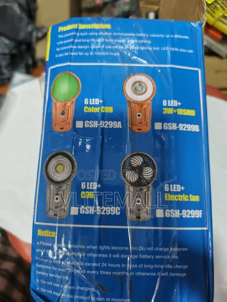 High Mountain Tiger Solar Charging Camping Lantern, Model GSH-9299.