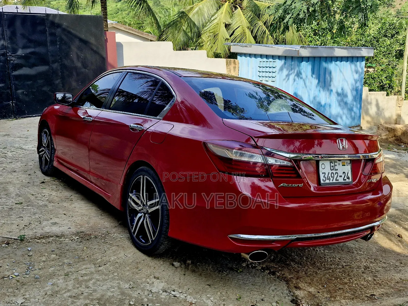 Honda Accord Sport 4dr Sedan FWD (2.4L 4cyl 2A) 2017 Red