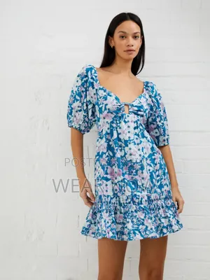 Dreanna Cotton Mini Dress Uk Size 6