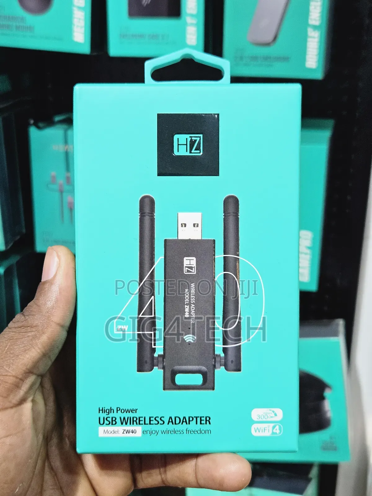 Heatz Zw40 Usb Wifi Adapter 300mbps