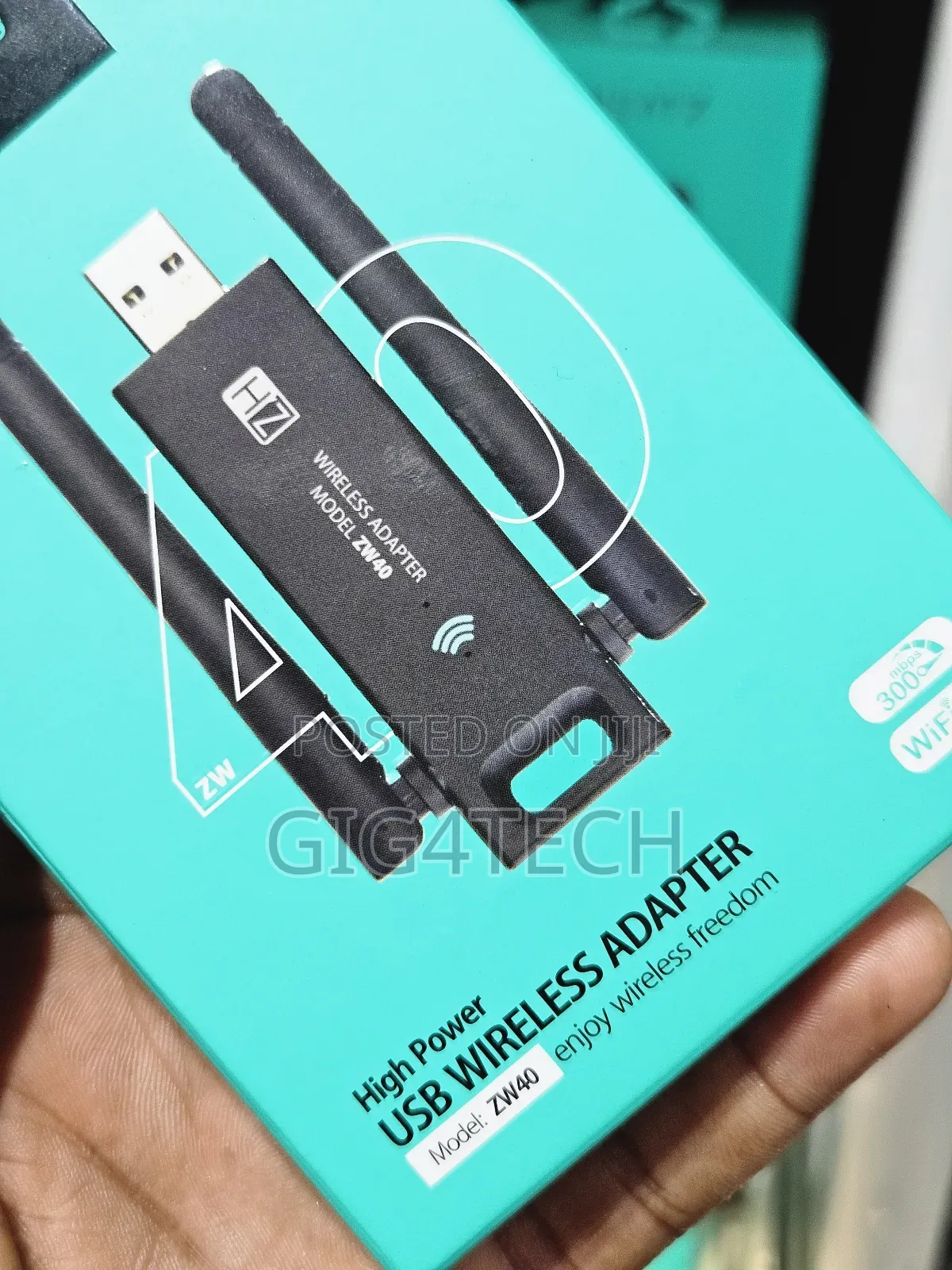 Heatz Zw40 Usb Wifi Adapter 300mbps