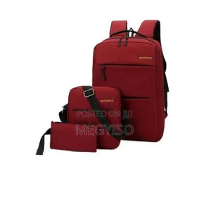 Three Pieces of Bag Pack for Laptop