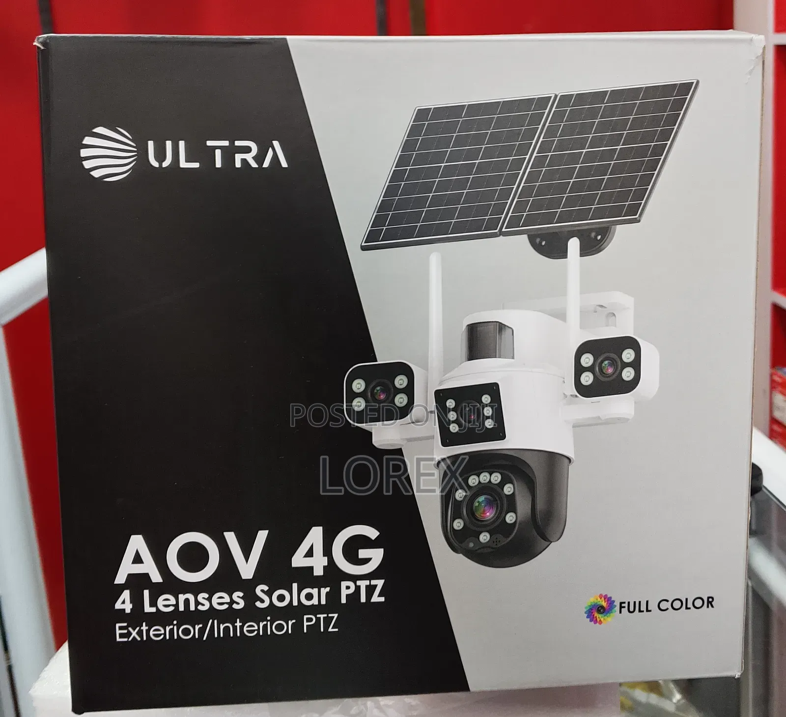 Solar 4g Camera 4lens (Always on Video) 12mp Ai Motion Detector