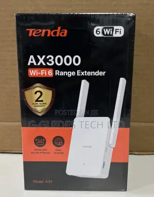 Tenda Ax3000 Wi-Fi 6 Dual-Band Range Extender