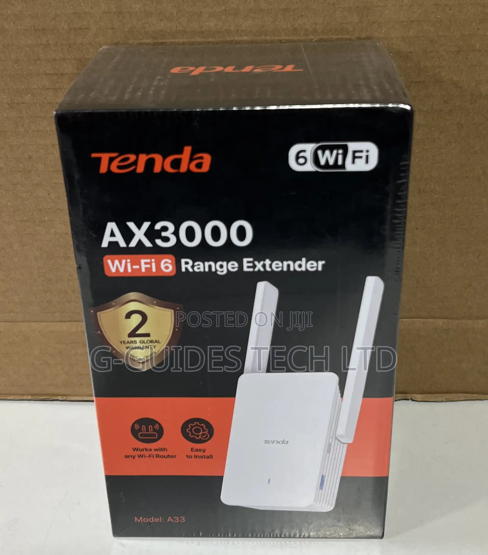 Tenda Ax3000 Wi-Fi 6 Dual-Band Range Extender