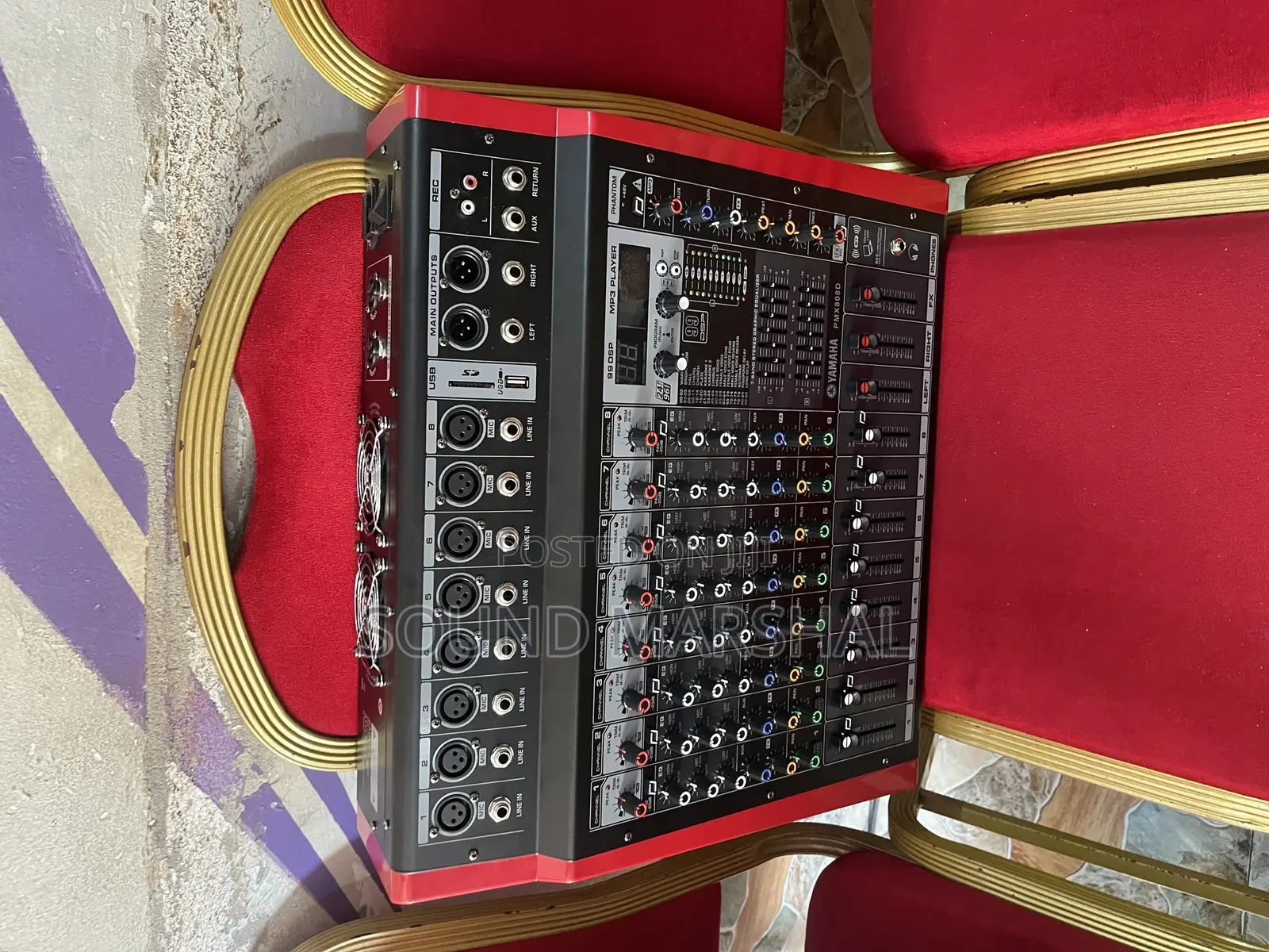 Yamaha Powerec Mixer 8 Channel