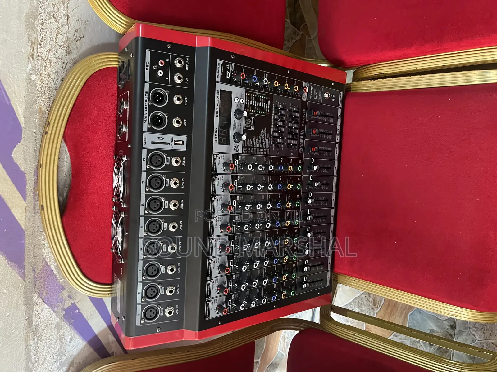 Yamaha Powerec Mixer 8 Channel