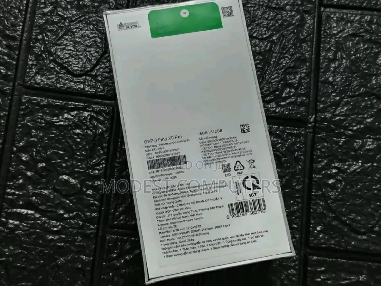 New Oppo Find X9 Pro 512 GB Black
