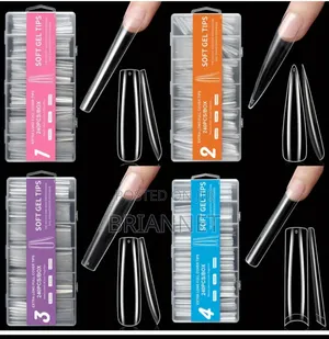 240pcs Soft Gel Tip Acrylic/Normal Extra Long Gel Nail Art