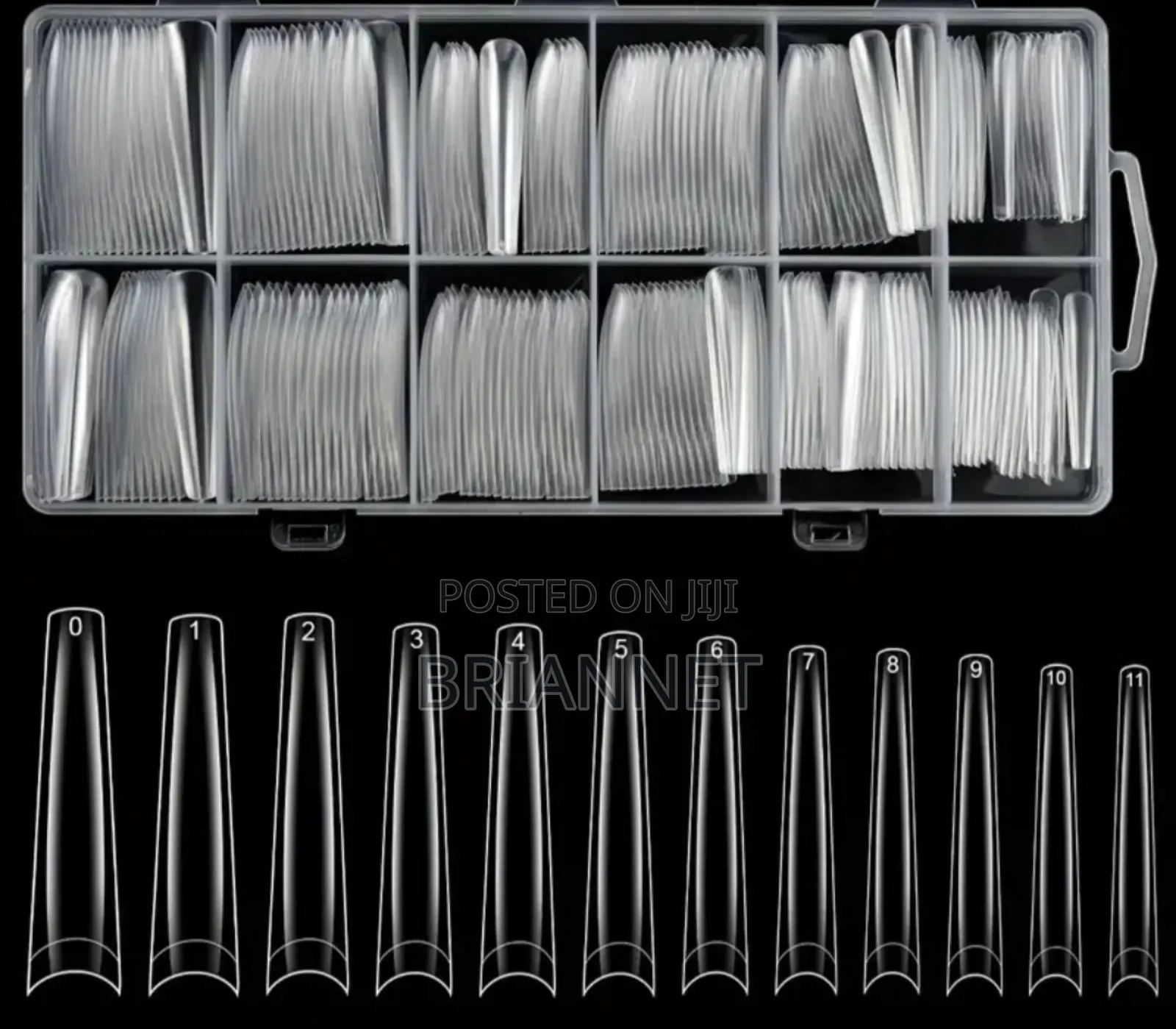 240pcs Soft Gel Tip Acrylic/Normal Extra Long Gel Nail Art