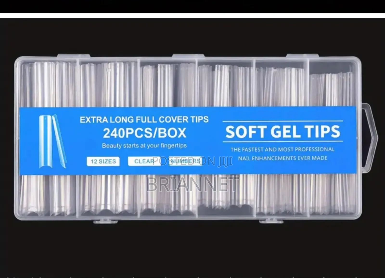240pcs Soft Gel Tip Acrylic/Normal Extra Long Gel Nail Art