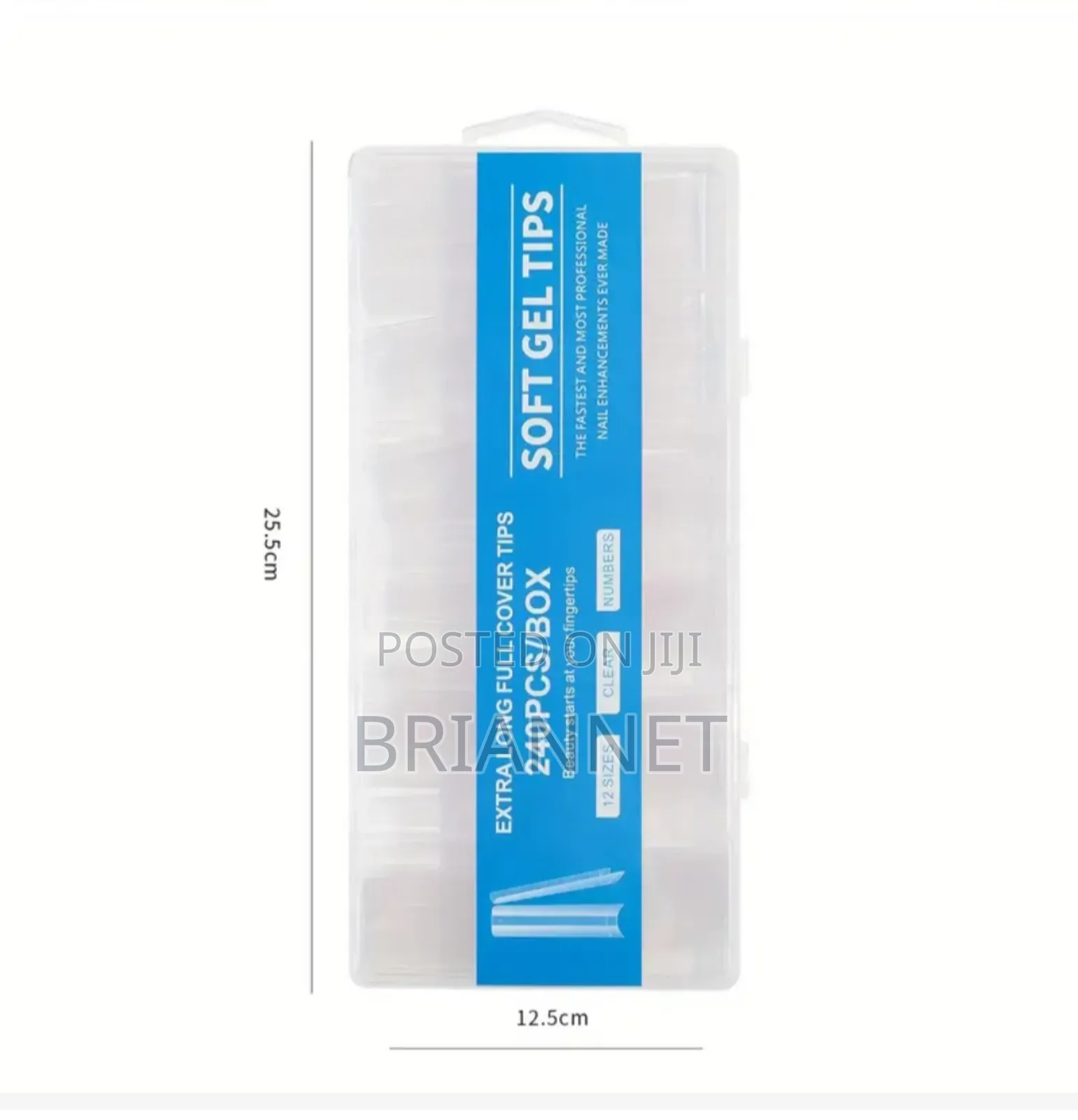 240pcs Soft Gel Tip Acrylic/Normal Extra Long Gel Nail Art