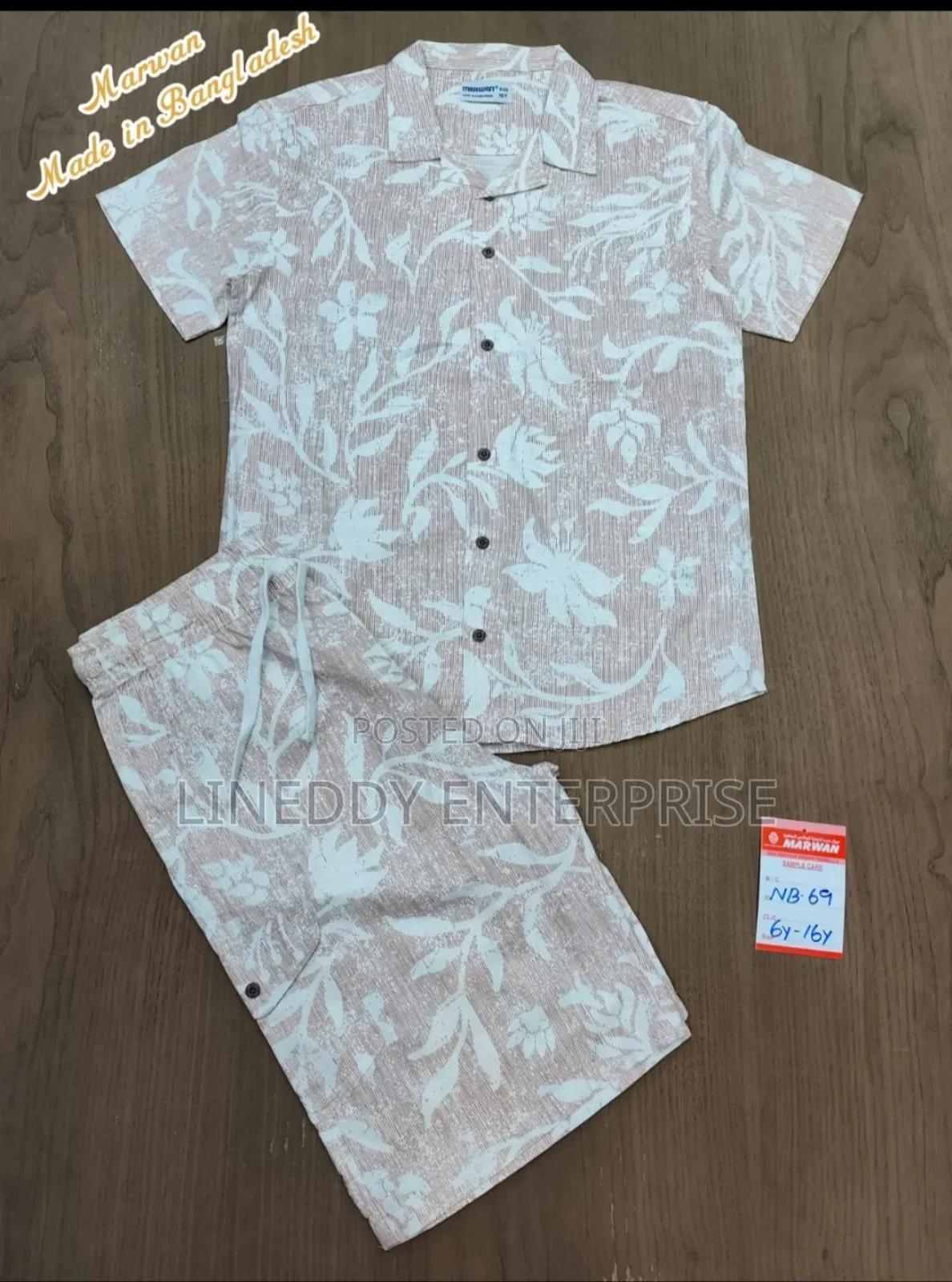 Boys Shirt Set