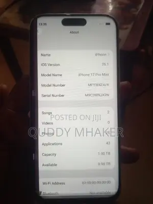 Apple iPhone 17 Pro Max 1 TB Silver