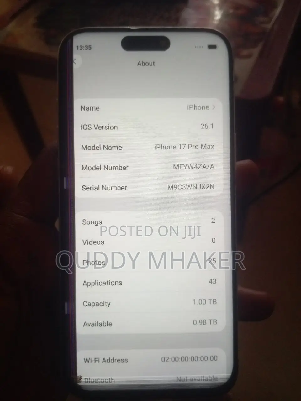 Apple iPhone 17 Pro Max 1 TB Silver