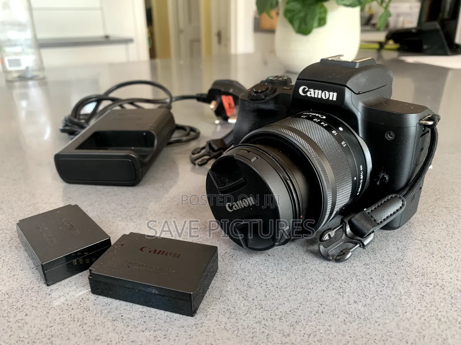 Canon M50 Lens Adapter and Kit Lens
