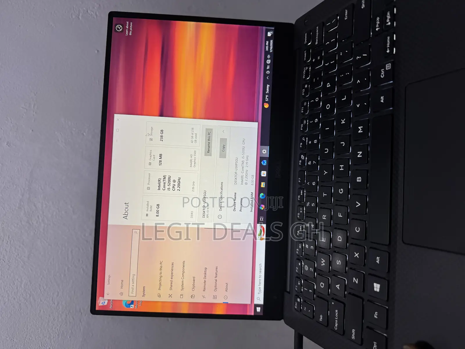 Laptop Dell XPS 13 9343 8GB Intel Core i5 SSD 128GB