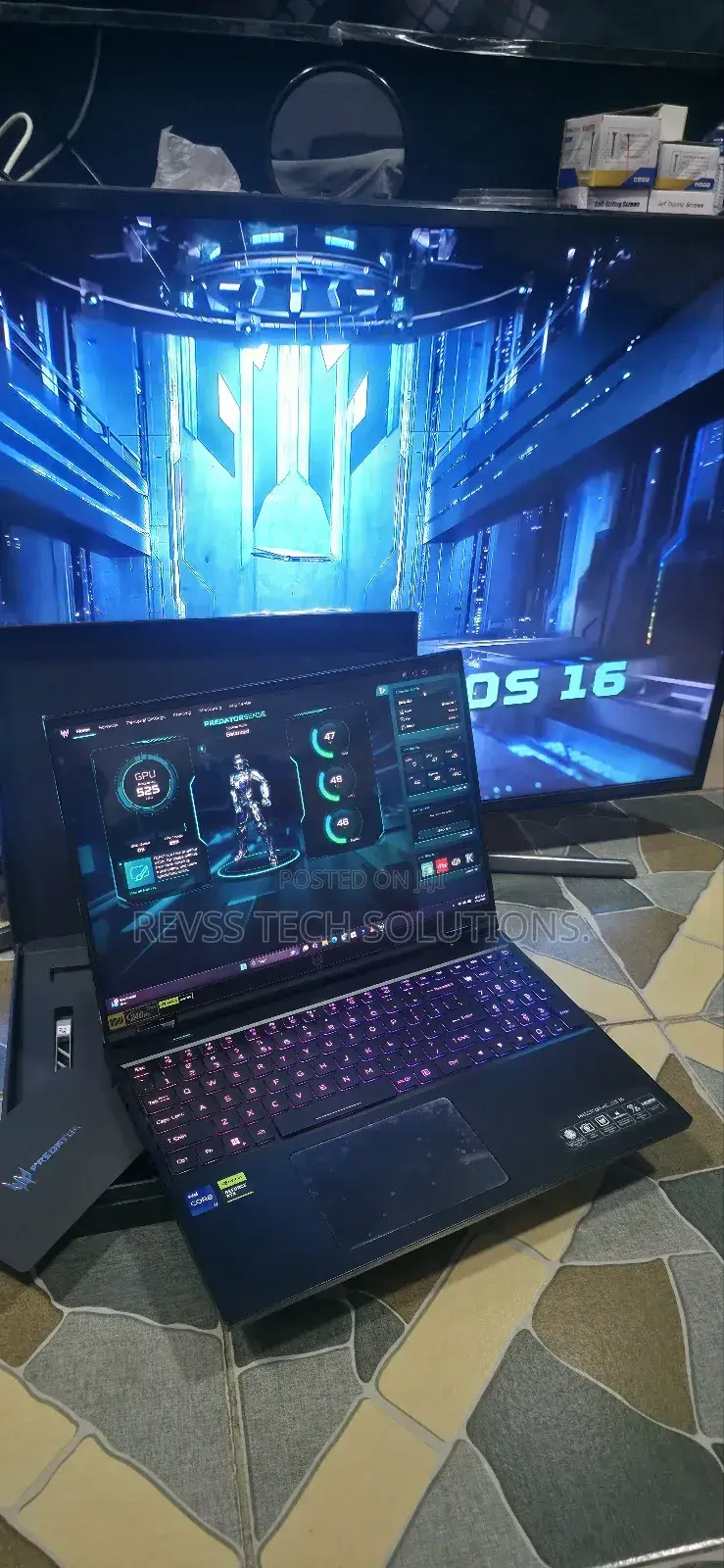 New Laptop Acer Predator Helios 16 24GB Intel Core i7 SSD 1T