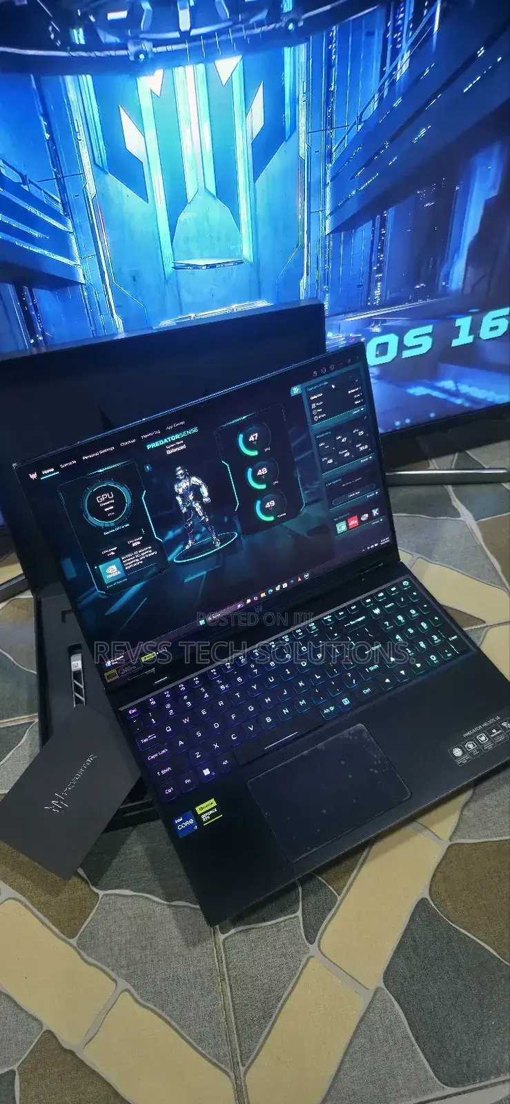 New Laptop Acer Predator Helios 16 24GB Intel Core i7 SSD 1T