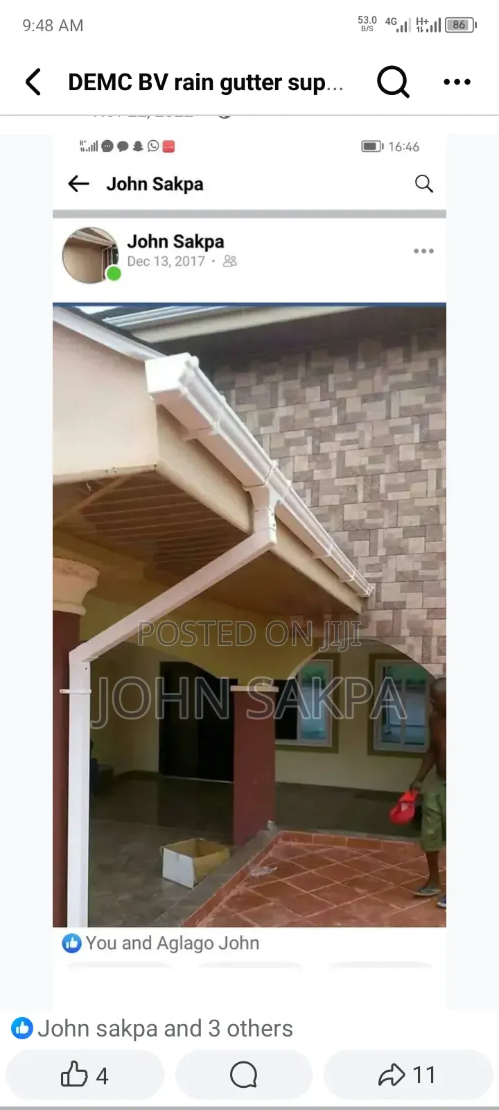Rain Gutter Supply and Installation
