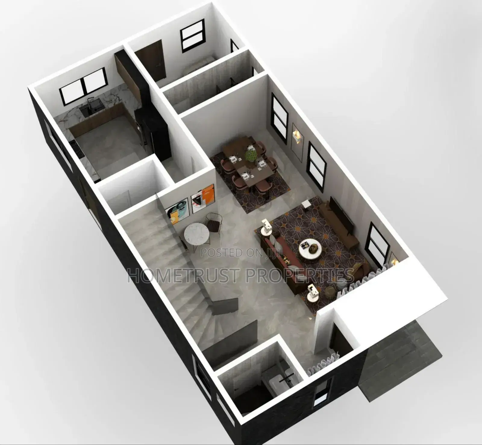 3bdrm Duplex in East Legon Hills, Police Station for sale