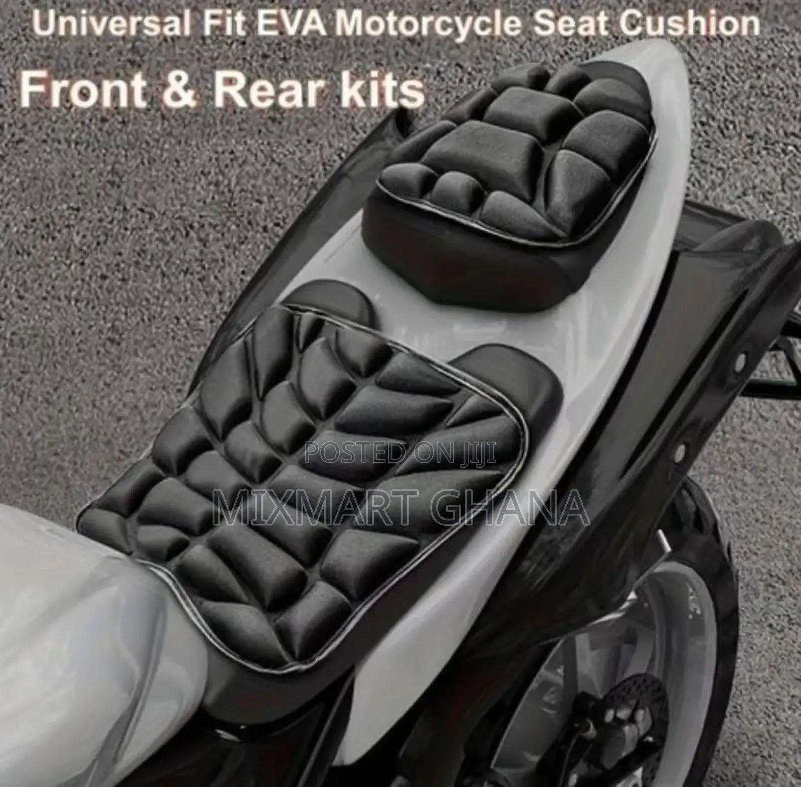 Front and Rear Motorcycle Seat Cushion