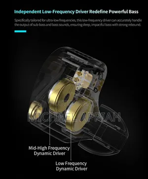 Kz Castor Pro Bass Version Acoustic in-Ear Monitors (Iem) + Free Case