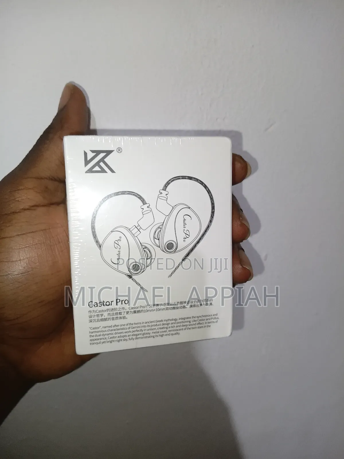 Kz Castor Pro Bass Version Acoustic in-Ear Monitors (Iem) + Free Case