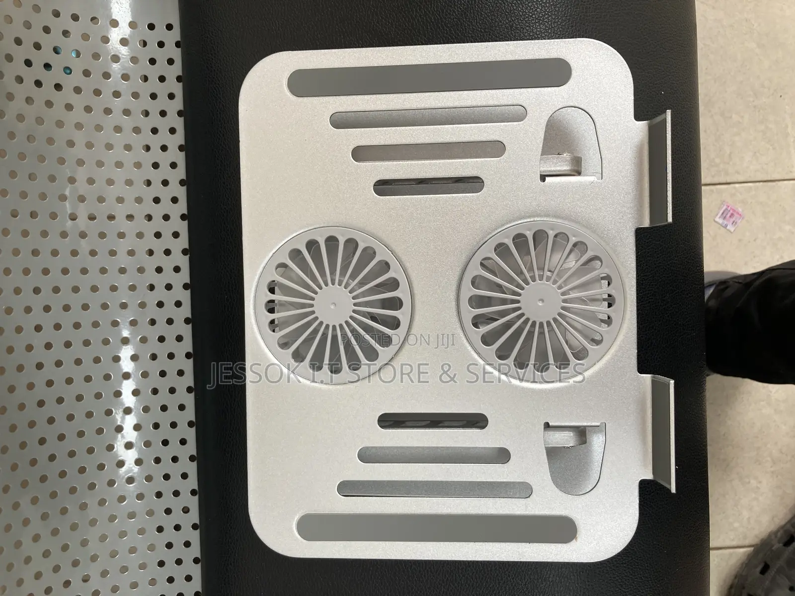 360 Laptop Stand With 2 Cooling Fans