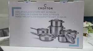 12pc Set Stainless Steel Cookware