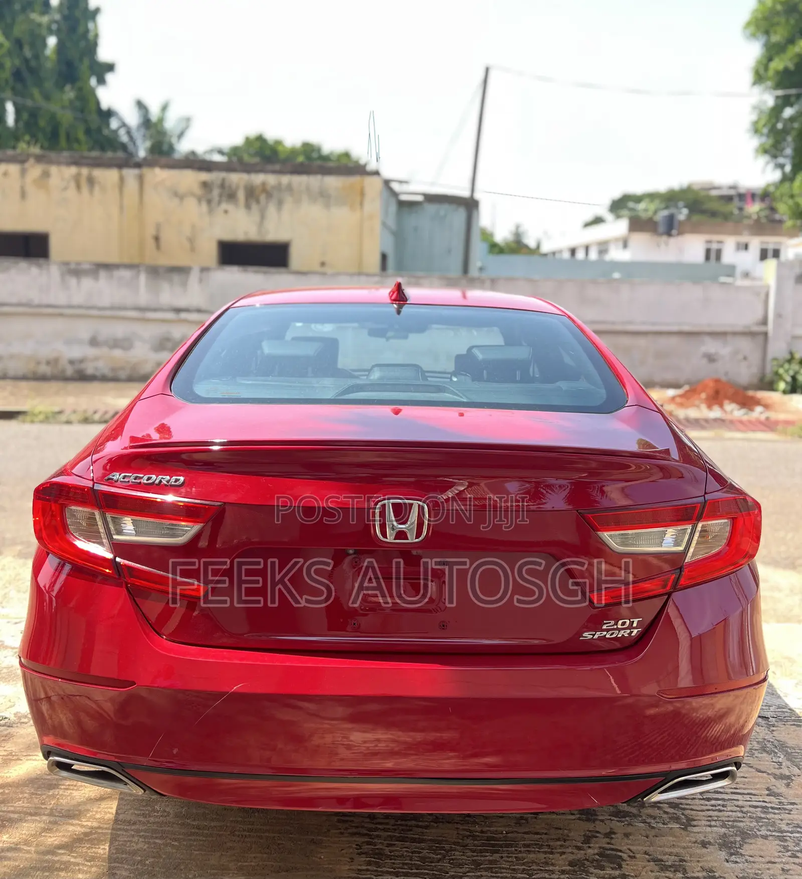 Honda Accord Sport 2.0T 2018 Red