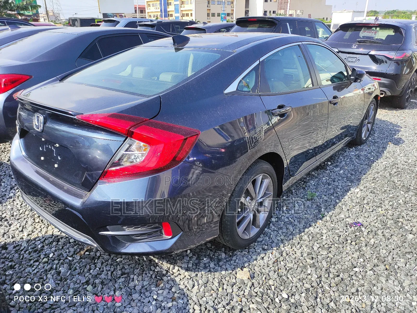 Honda Civic EX-L 2021 Gray