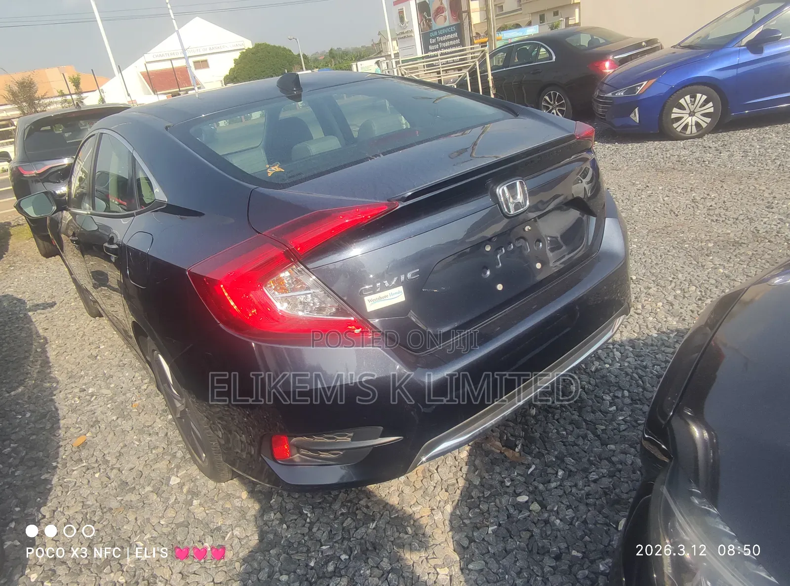 Honda Civic EX-L 2021 Gray