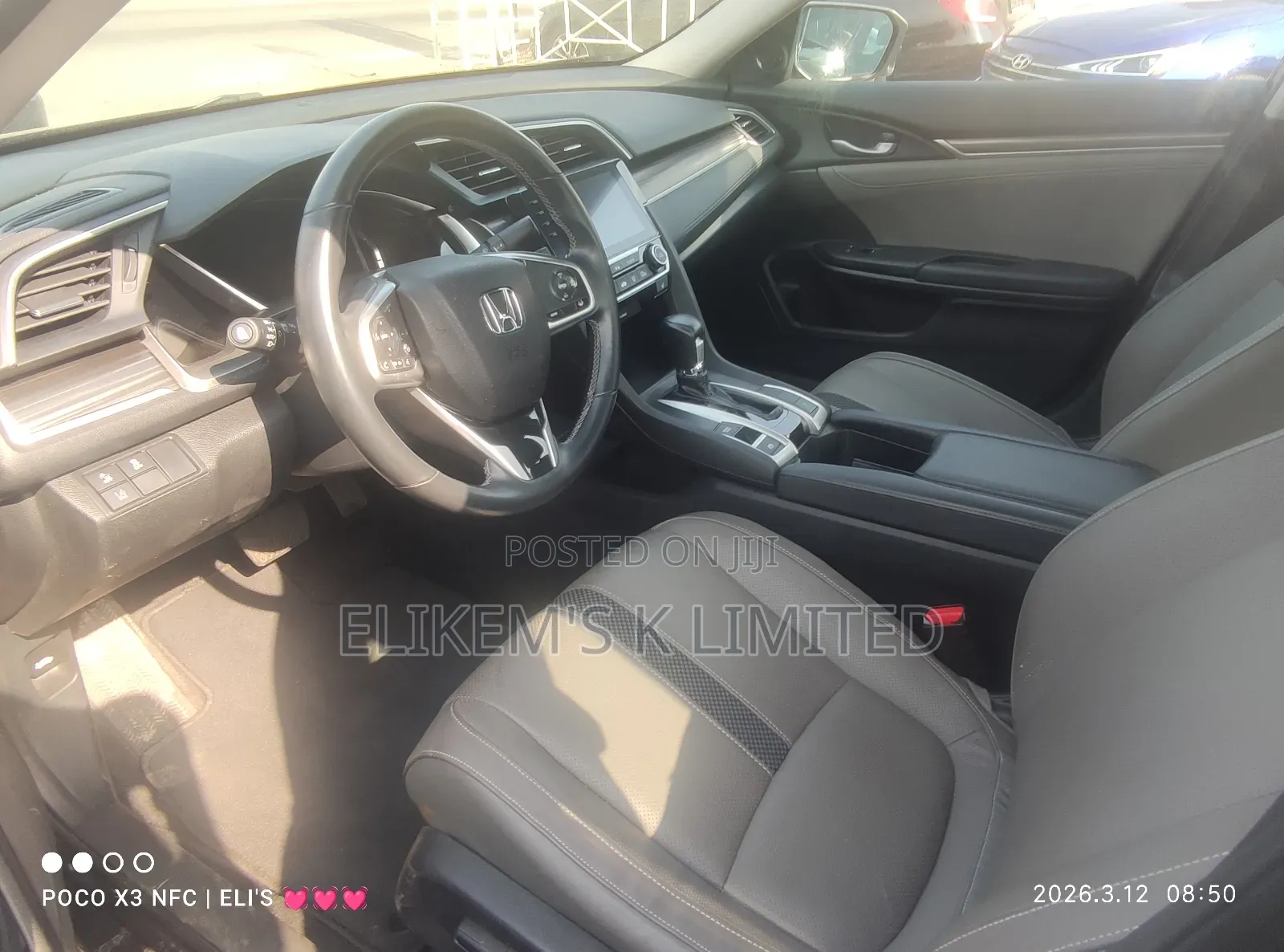 Honda Civic EX-L 2021 Gray